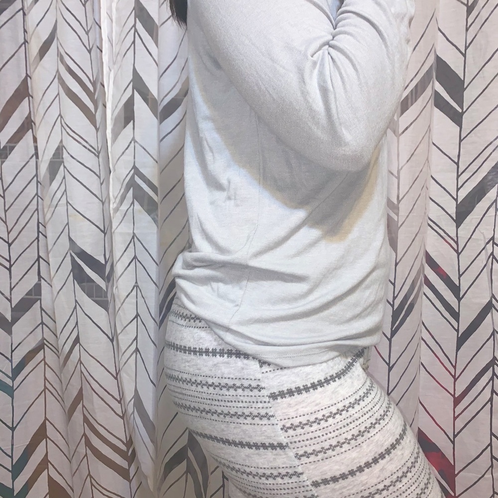 Gray Holiday Pajama Set - Picture 3 of 3